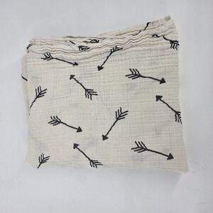 Nordstrom Baby Swaddle Muslin Arrow Print One Size Blanket Security Lovie